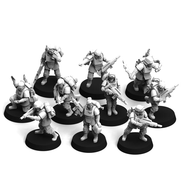 Female Infantry x10 - A