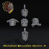 Armored Broozer Heads x5 - A - STL Download