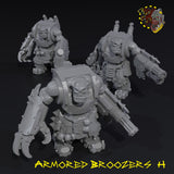 Armored Broozers x3 - H - STL Download