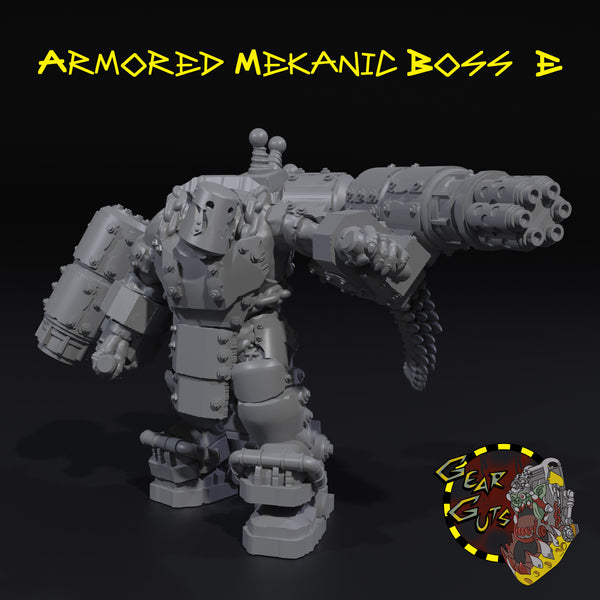 Armored Mekanic Boss - E - STL Download