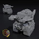 Armored Micro Tanks x3 - A - STL Download