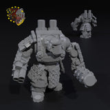 Armored Ronin Broozers x3 - A - STL Download