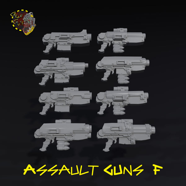 Assault Guns x8 - F - STL Download
