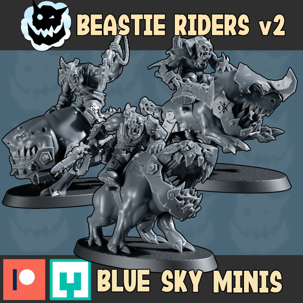 Beastie Riders x3 - Version 2