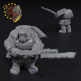 Ronin Broozer Assault Gunners x5 - A - STL Download