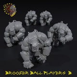 Broozer Ball Players x5 - B - STL Download