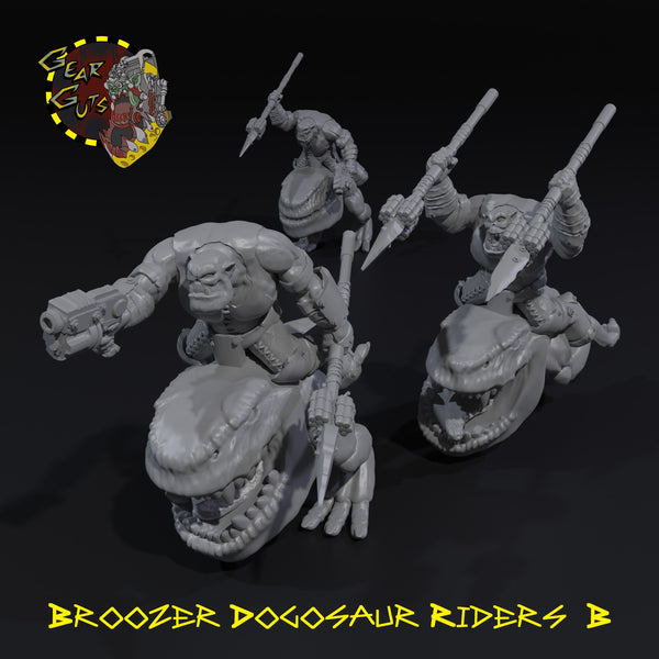 Broozer Dogosaur Riders x3 - B - STL Download