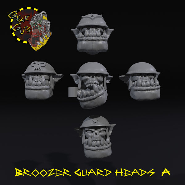 Broozer Guard Heads x5 - A - STL Download