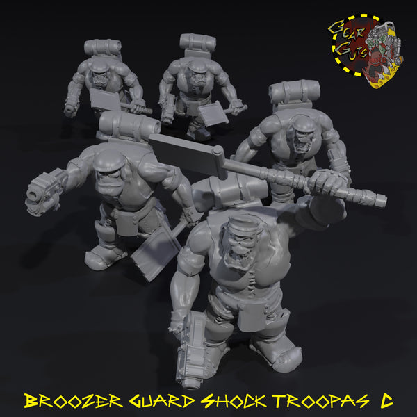 Broozer Guard Shock Troopas x5 - C - STL Download