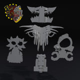 Broozer Heraldry Bits x5 - B - STL Download