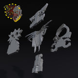 Broozer Heraldry Bits x5 - B - STL Download