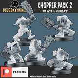 Choppers x10 - Pack 2 'Beastie Huntas'