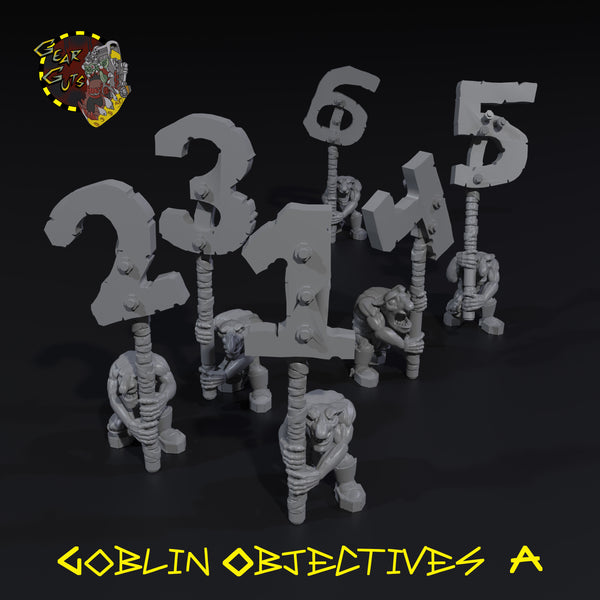 Goblin Objectives x6 - A - STL Download