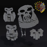 Broozer Heraldry Bits x4 - A - STL Download