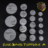 Junk Base Toppers - A - STL Download