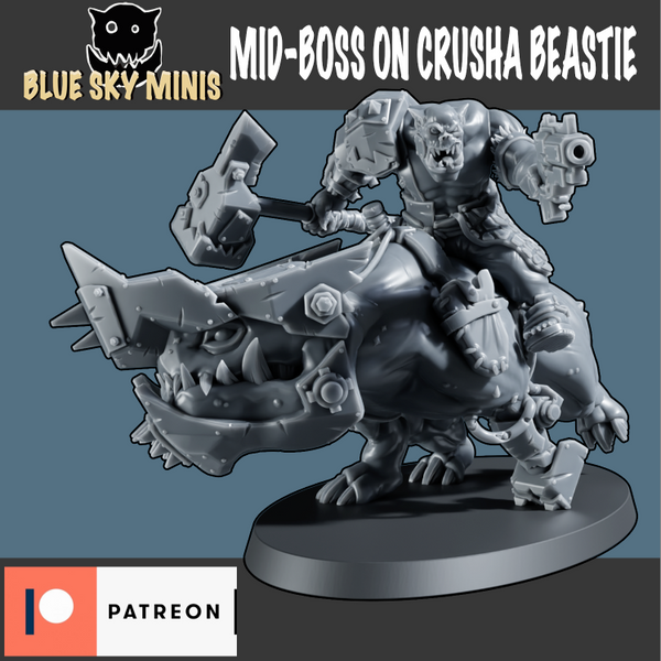Mid Boss On Crusha Beastie