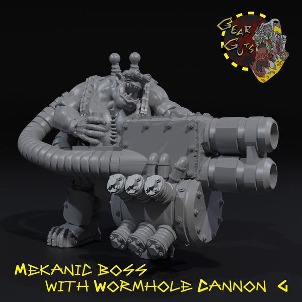 Mekanic Boss with Wormhole Cannon - G - STL Download