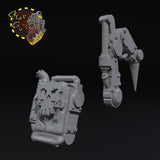 Mekanic Backpacks x4 - A - STL Download