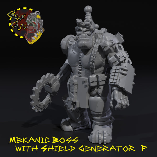 Mekanic Boss with Shield Generator - F - STL Download