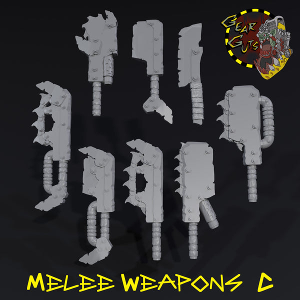 Melee Weapons x8 - C