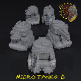 Micro Tanks x5 - C - STL Download