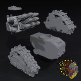 Mini Tanks x4 - J - STL Download