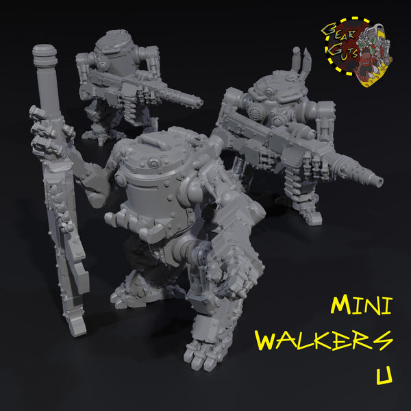 Mini Walkers x3 - U - STL Download