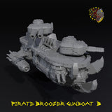 Pirate Broozer Gunboat - B - STL Download