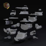 Pirate Broozer Gunboat - B - STL Download