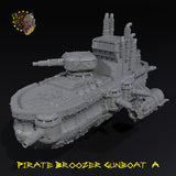 Pirate Broozer Gunboat - A - STL Download
