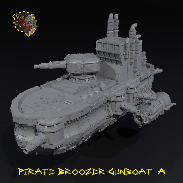 Pirate Broozer Gunboat - A - STL Download