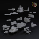 Pirate Broozer Gunboat - A - STL Download