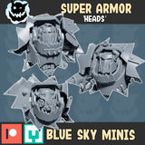 Super Armor Heads x9