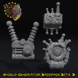 Shield Generator Backpack Bits x3 - B - STL Download