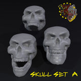 Skull Set x3 - A - STL Download