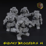 Sneaky Broozers x5 - H - STL Download
