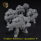 Tinbot Assault Gunners x5 - F - STL Download