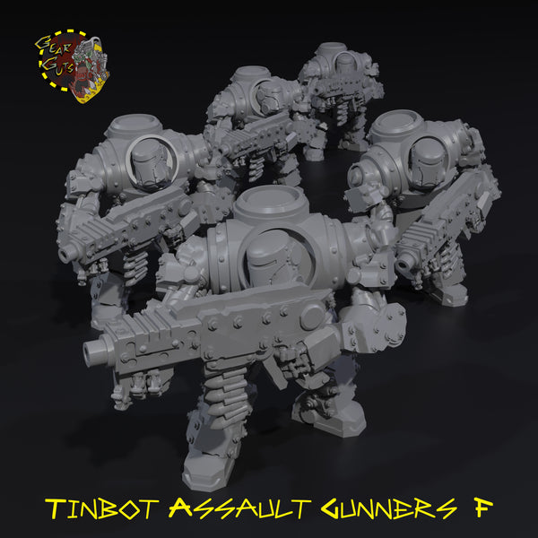 Tinbot Assault Gunners x5 - F - STL Download