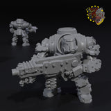 Tinbot Assault Gunners x5 - F - STL Download