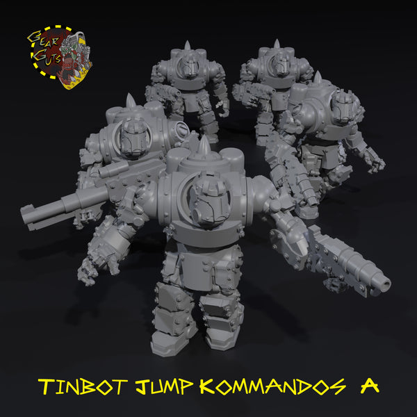Tinbot Jump Kommandos x5 - A - STL Download