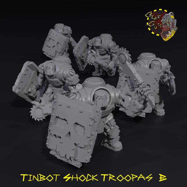 Tinbot Shock Troopas x5 - E - STL Download