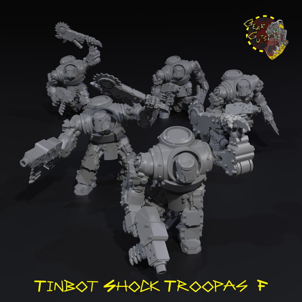 Tinbot Shock Troopas x5 - F - STL Download