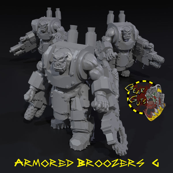 Armored Broozers x3 - G - STL Download
