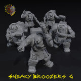 Sneaky Broozers x5 - G - STL Download