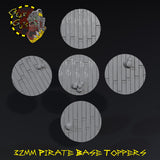 Pirate Base Toppers - A - STL Download
