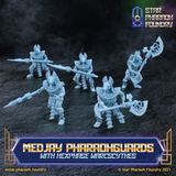 Medjay Pharaohguards with Hexphase Warscythes x5