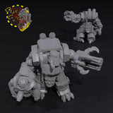 Armored Dark Broozer Gun Nuts x3 - A - STL Download