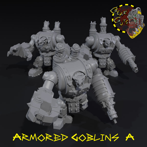 Armored Goblins x3 - A - STL Download