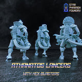 Athanatos Lancers with Hex Blasters x5