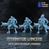 Athanatos Lancers with Sarcophagus Carbines x5